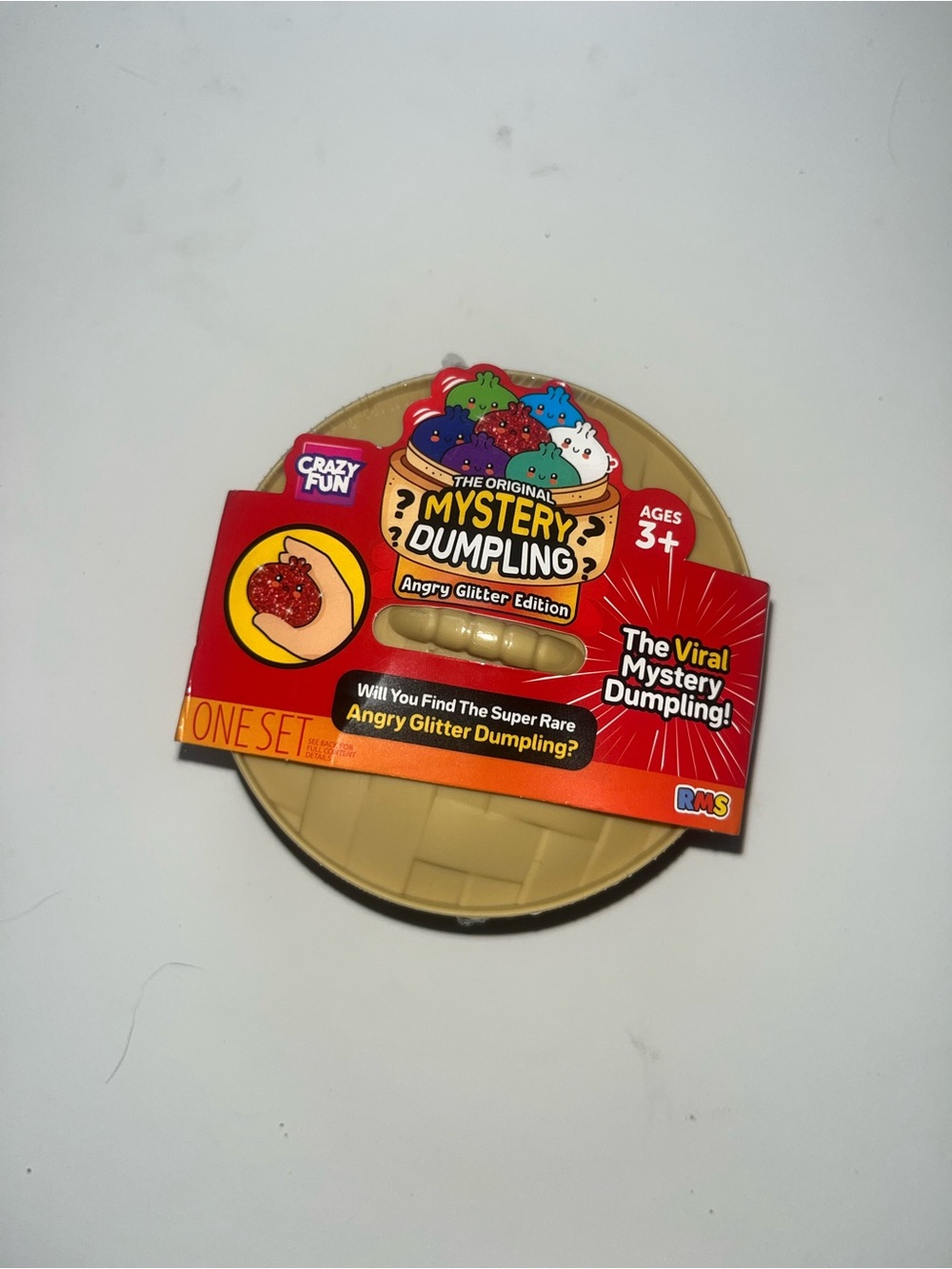 Mystery Dumpling Angry Glitter Edition Toy - Gold Surprise Pack